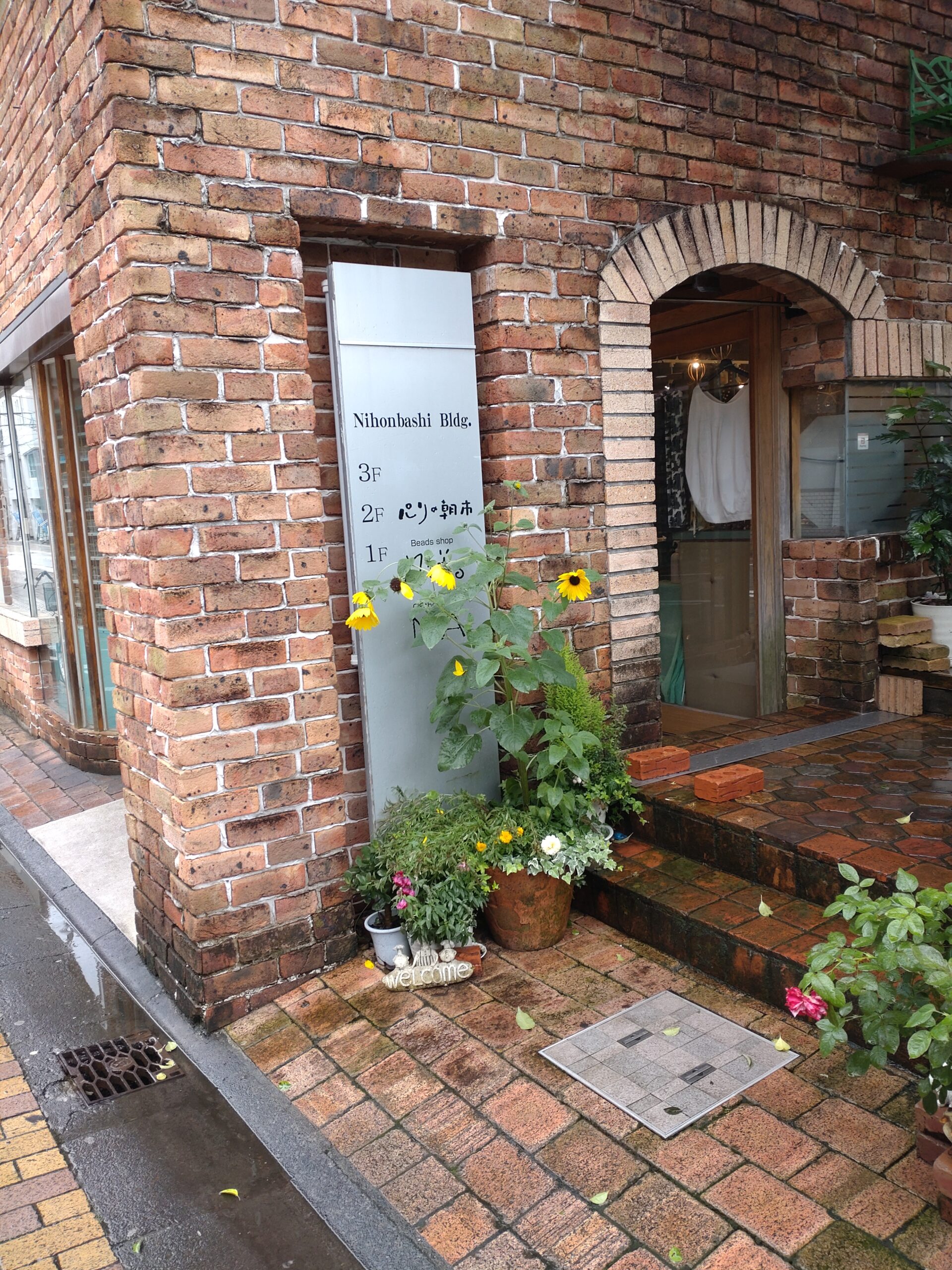 パリの朝市の外観