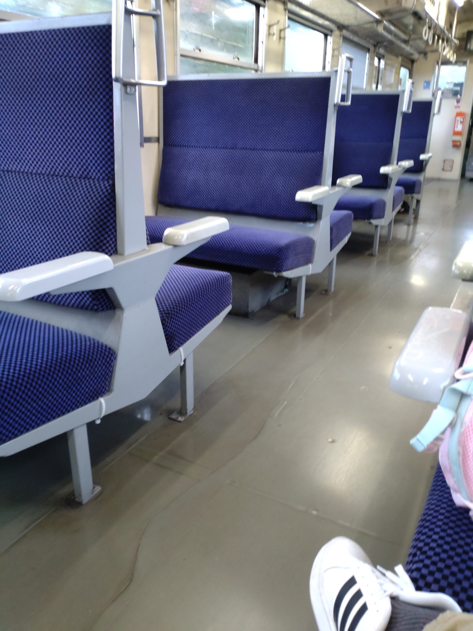 電車旅の様子