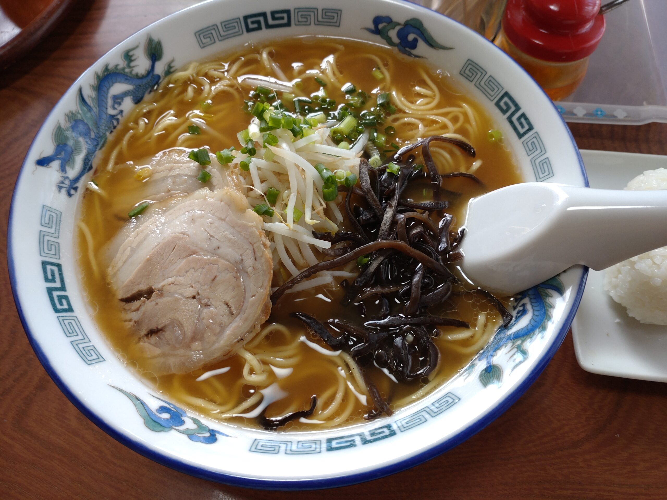 みはらラーメンのラーメンセット大