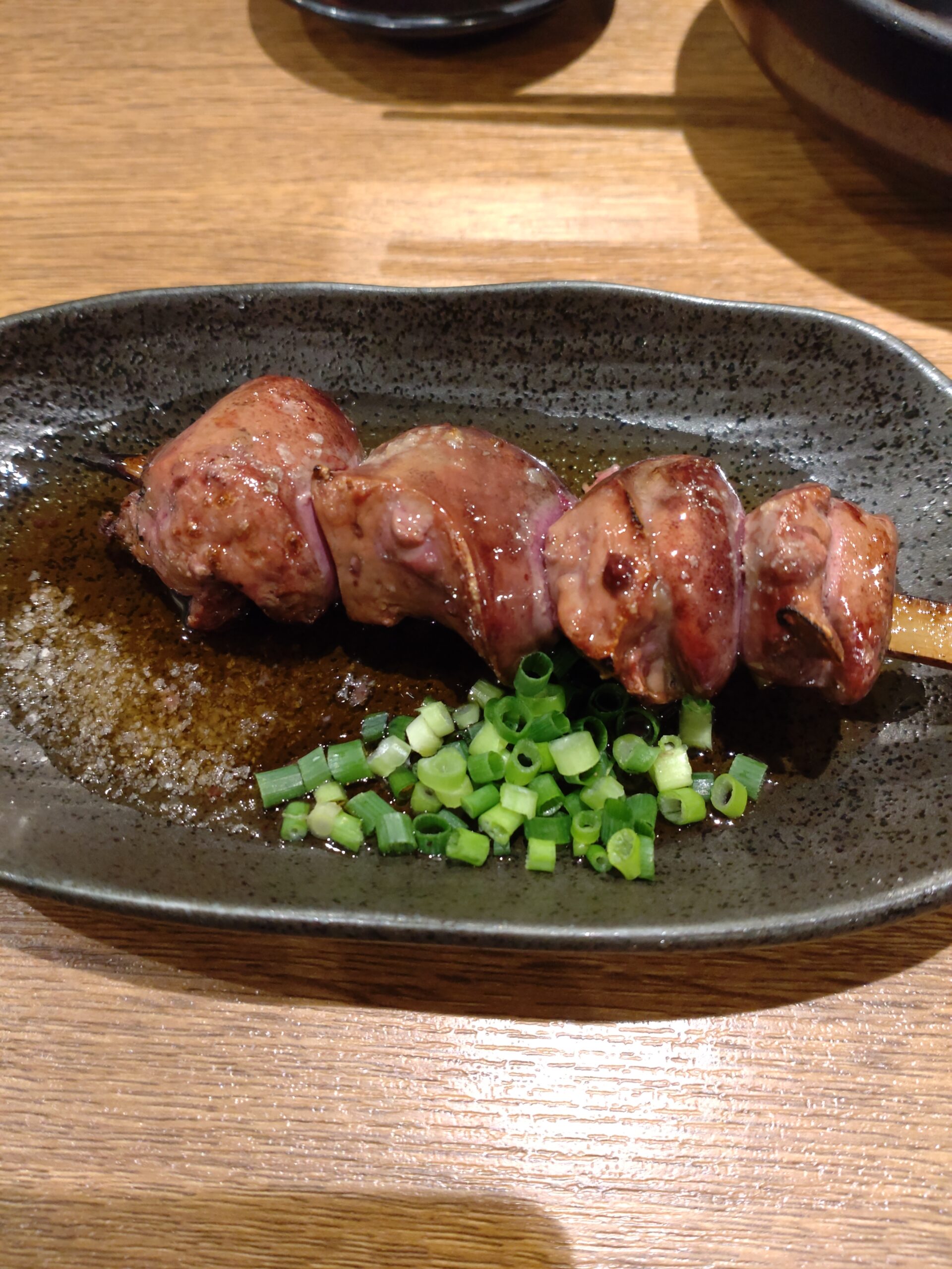 レバーのごま油和え