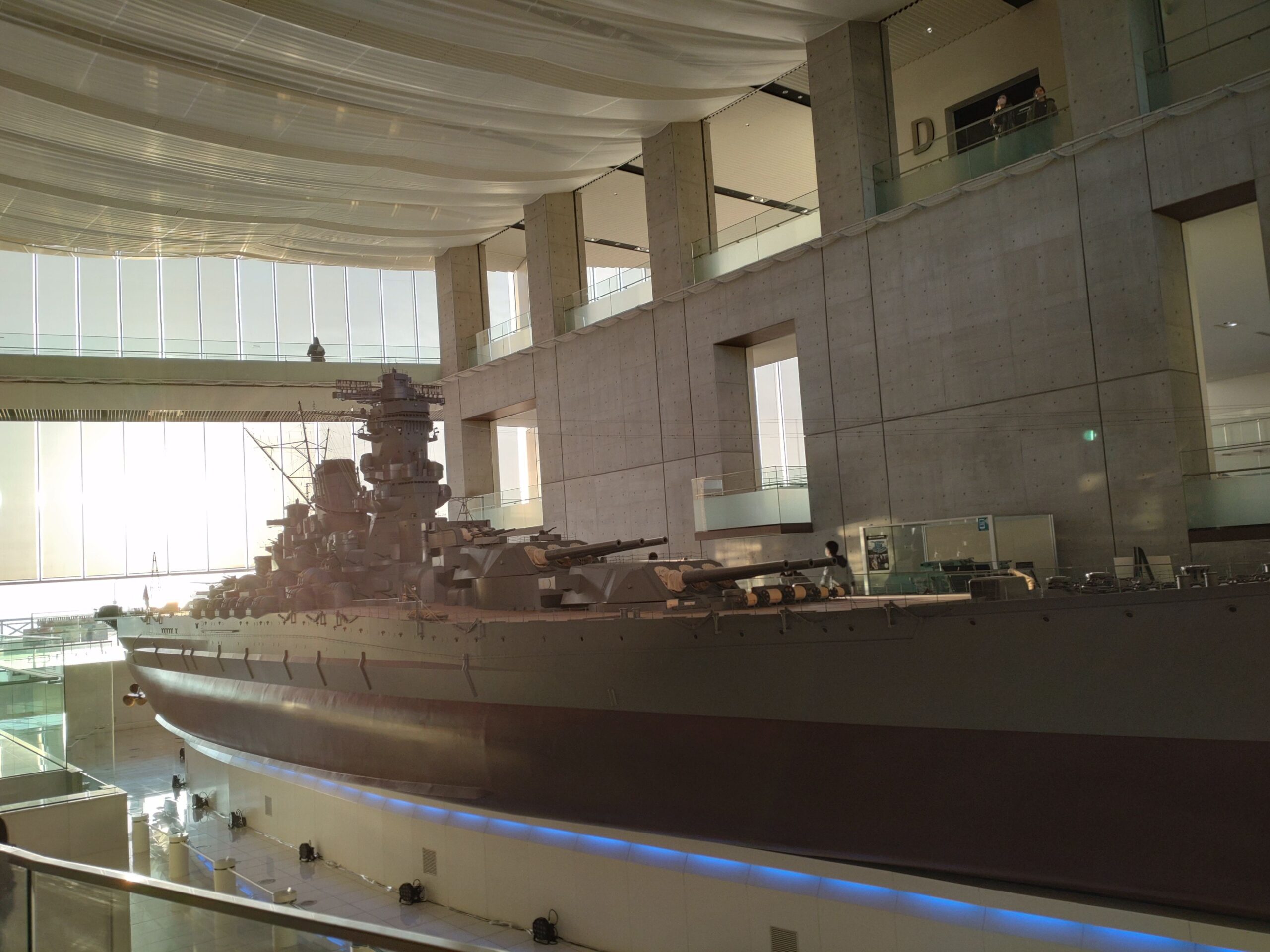 大和ミュージアムの戦艦大和模型
